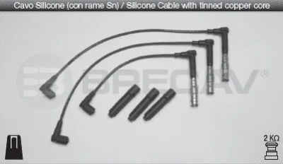 08.515 BRECAV Комплект проводов зажигания
