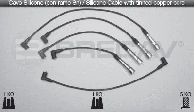 14.502 BRECAV Комплект проводов зажигания