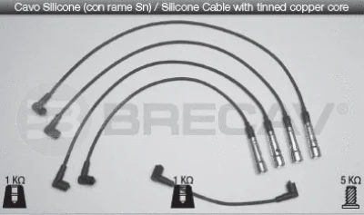 30.501 BRECAV Комплект проводов зажигания