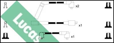 Комплект проводов зажигания LUCAS LUC4016