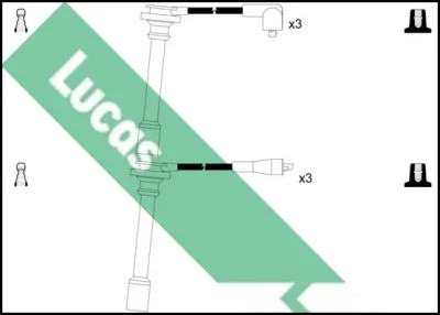 LUC4251 LUCAS Комплект проводов зажигания