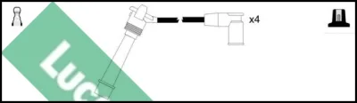 Комплект проводов зажигания LUCAS LUC4490