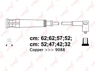 SPC1011 LYNXAUTO Комплект проводов зажигания