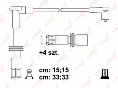 SPC1014 LYNXAUTO Комплект проводов зажигания
