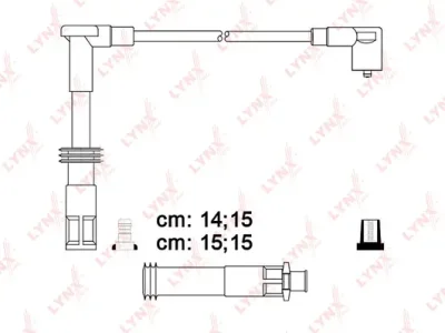 SPC1019 LYNXAUTO Комплект проводов зажигания