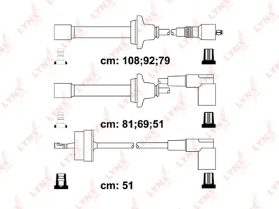 SPC1021 LYNXAUTO Комплект проводов зажигания