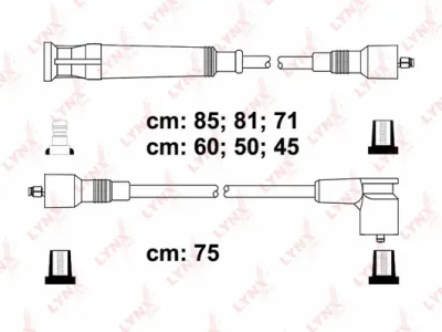 SPC1404 LYNXAUTO Комплект проводов зажигания