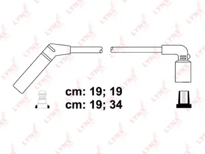 Комплект проводов зажигания LYNXAUTO SPC1807