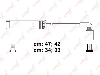 SPC1820 LYNXAUTO Комплект проводов зажигания