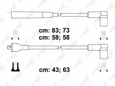 SPC3004 LYNXAUTO Комплект проводов зажигания