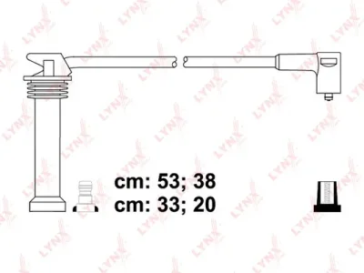 SPC3037 LYNXAUTO Комплект проводов зажигания