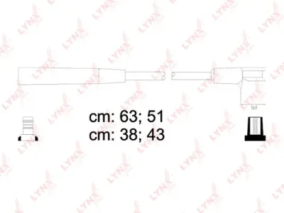 SPC4610 LYNXAUTO Комплект проводов зажигания