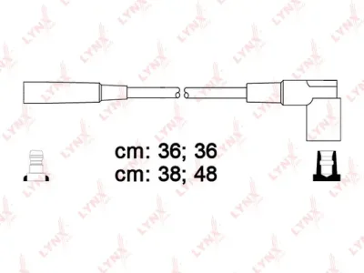 Комплект проводов зажигания LYNXAUTO SPC4615