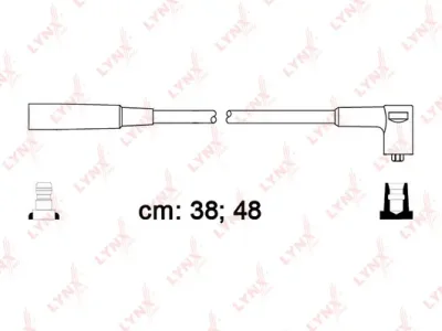 Комплект проводов зажигания LYNXAUTO SPC4616