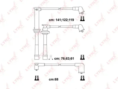 SPC5112 LYNXAUTO Комплект проводов зажигания