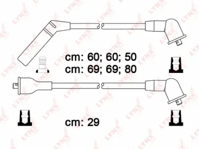 SPC5503 LYNXAUTO Комплект проводов зажигания