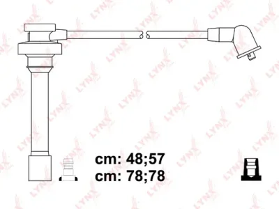 SPC5507 LYNXAUTO Комплект проводов зажигания
