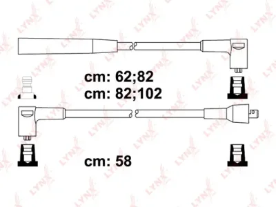 SPC5716 LYNXAUTO Комплект проводов зажигания