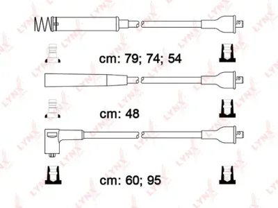 SPC5909 LYNXAUTO Комплект проводов зажигания