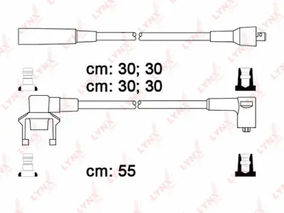 SPC6321 LYNXAUTO Комплект проводов зажигания