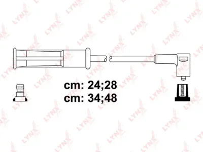 SPC6343 LYNXAUTO Комплект проводов зажигания