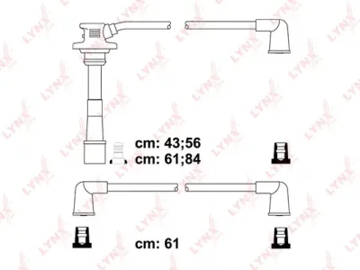 SPC7541 LYNXAUTO Комплект проводов зажигания