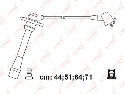 SPC7551 LYNXAUTO Комплект проводов зажигания