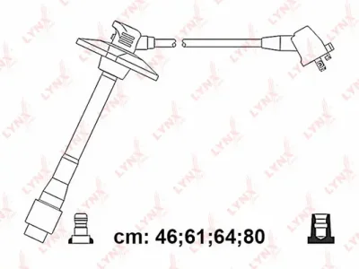 Комплект проводов зажигания LYNXAUTO SPC7553