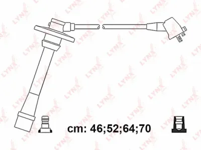 SPC7574 LYNXAUTO Комплект проводов зажигания