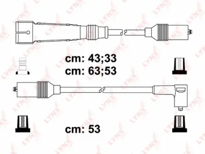 SPC8022 LYNXAUTO Комплект проводов зажигания