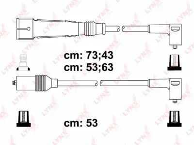 SPC8023 LYNXAUTO Комплект проводов зажигания