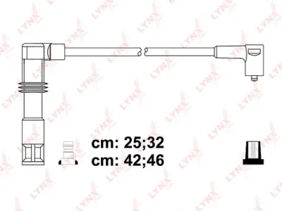 Комплект проводов зажигания LYNXAUTO SPC8028