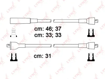 SPC8101 LYNXAUTO Комплект проводов зажигания