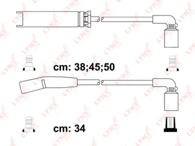Комплект проводов зажигания LYNXAUTO SPE1803