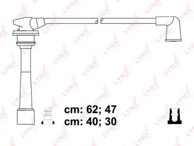 SPE3608 LYNXAUTO Комплект проводов зажигания