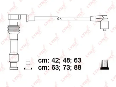 SPE5917 LYNXAUTO Комплект проводов зажигания