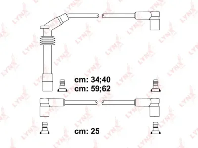 Комплект проводов зажигания LYNXAUTO SPE5933