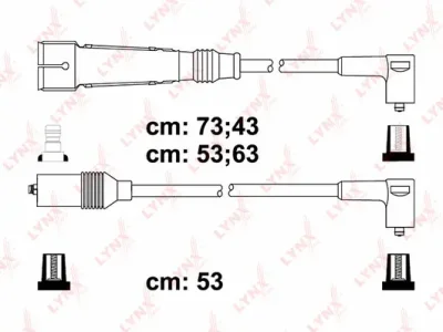 SPE8023 LYNXAUTO Комплект проводов зажигания