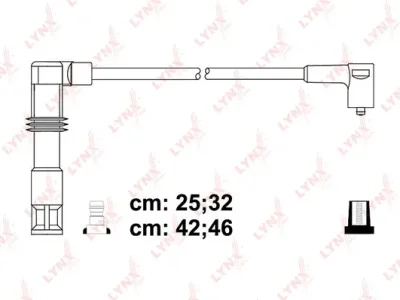 SPE8028 LYNXAUTO Комплект проводов зажигания