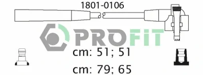 1801-0106 PROFIT Комплект проводов зажигания