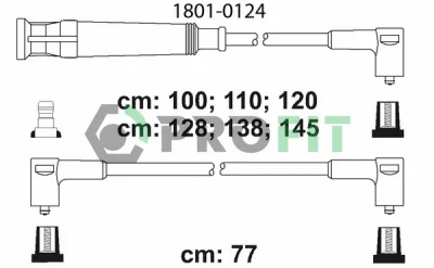1801-0124 PROFIT Комплект проводов зажигания