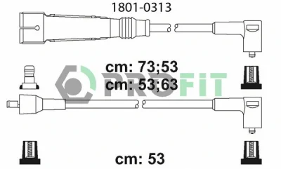 1801-0313 PROFIT Комплект проводов зажигания