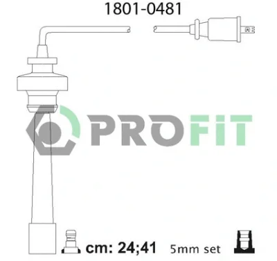 1801-0481 PROFIT Комплект проводов зажигания