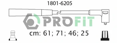 1801-6205 PROFIT Комплект проводов зажигания