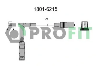 1801-6215 PROFIT Комплект проводов зажигания