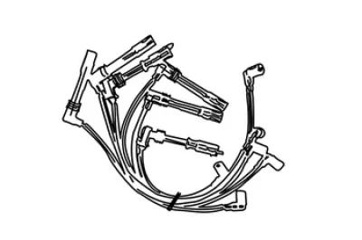 351795 WXQP Комплект проводов зажигания