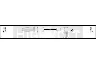 Высоковольтные провода (комплект проводов зажигания) STANDARD OEF108