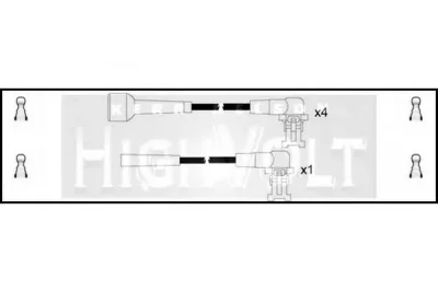 Высоковольтные провода (комплект проводов зажигания) STANDARD OEF334