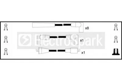 OEK034 STANDARD Высоковольтные провода (комплект проводов зажигания)