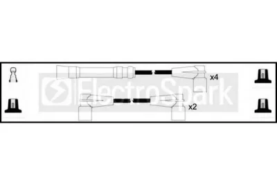 OEK1073 STANDARD Высоковольтные провода (комплект проводов зажигания)